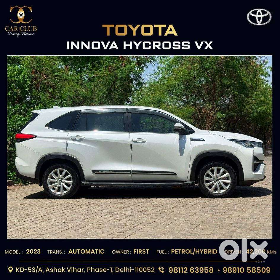 Toyota Innova Hycross 2.0 Vx Hybrid 7 Str, 2023, Petrol