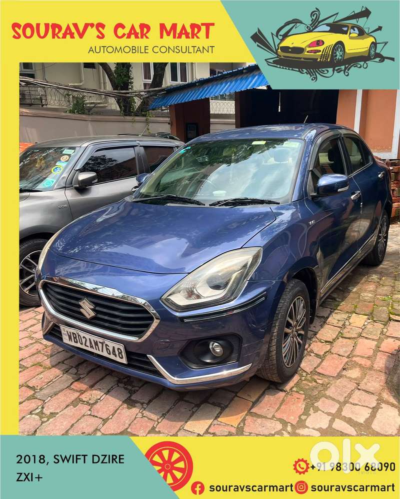 Maruti Suzuki Swift Dzire Zxi + Mt, 2018, Petrol