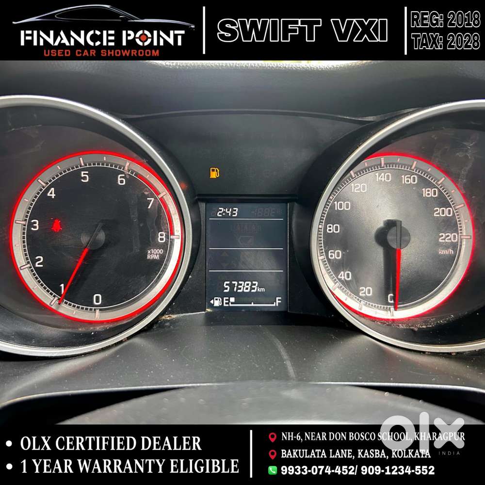 Maruti Suzuki Swift 1.2 Vxi (o), 2018, Petrol