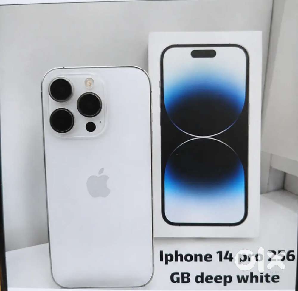 IPHONE 14PROMAX WHITE COLOUR 256GB BUY WITH BILL BOX - Mobile