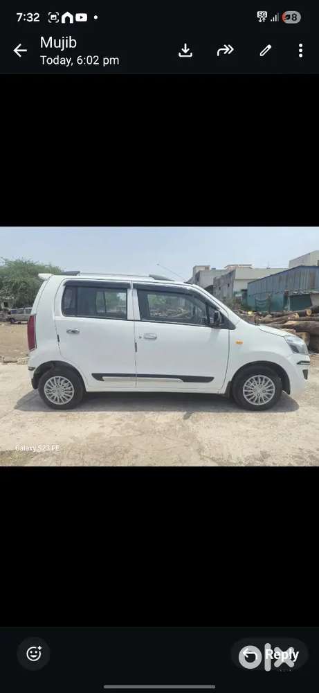 Super Tight Condition Maruti Suzuki Wagoner White  Colour Petrol Cng