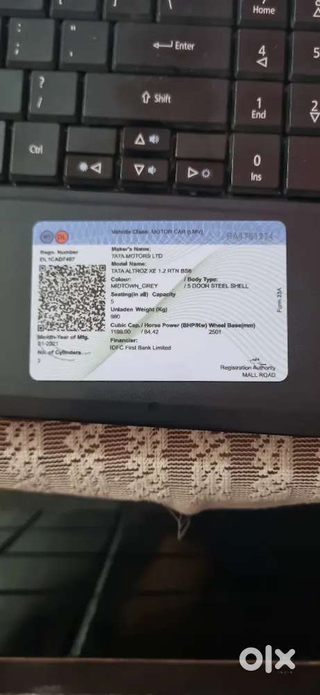 Tata Altroz 2021 Cng & Petrol 52000 Km Driven