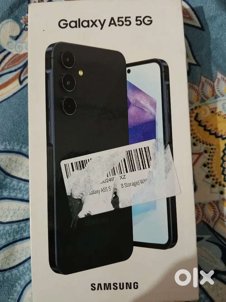 Samsung a55 blue colour out of warranty condition 100%