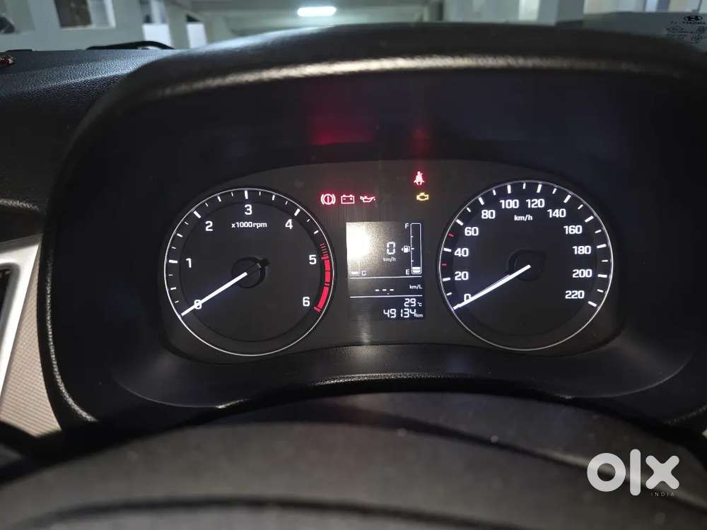 Hyundai Creta 1.6 Sx 2019 Black Colour Single Hand Driven