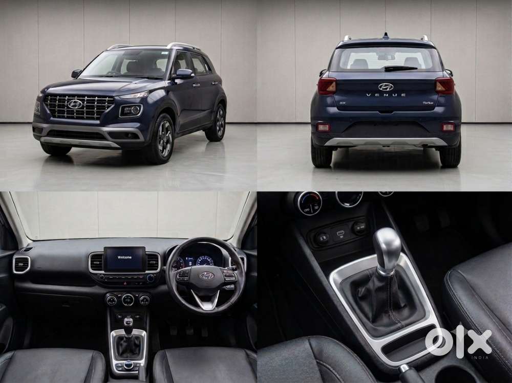 Hyundai Venue Sx Turbo (2020)  1st Owner  Dark Navy  For Sale