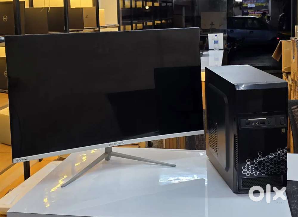 32 Inch Bazel Less Curved Monitor
With I5 CPU Complete Setup