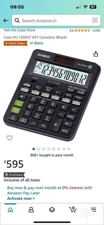 Casio discount gst calculator