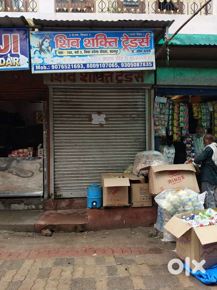 Semi furnished shop for rent in market place