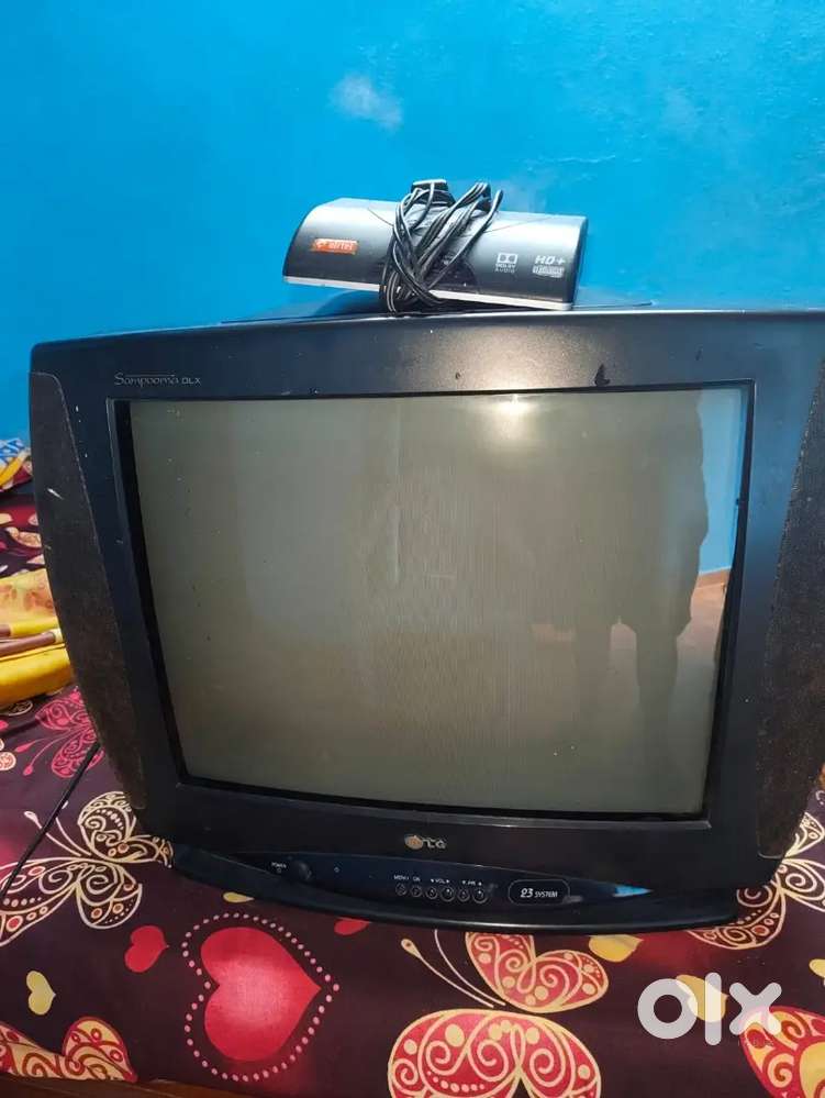 LG 23 CRT TV with Airtel DTH &ndash; Good Condition | For Sale