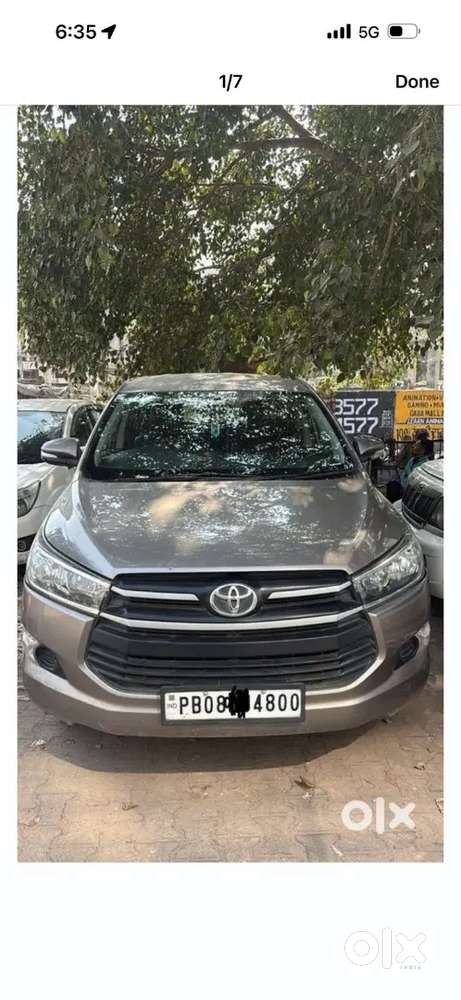 Toyota Innova Crysta 2017 Diesel 128900 Km Service Record First Owner