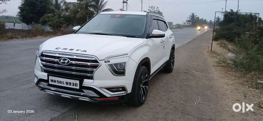 Hyundai Creta Facelift 2021 Diesel Well Maintained All Brand New Tyres