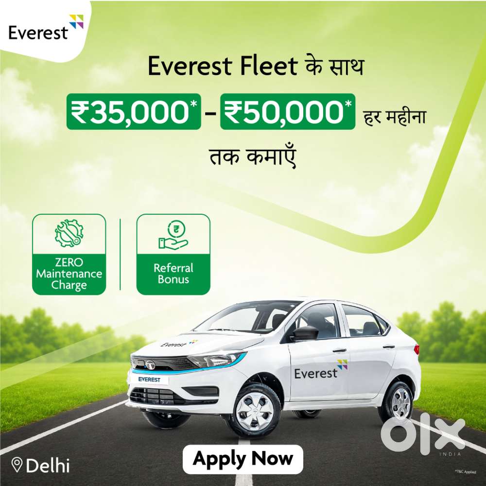 ड्राइवर चाहिए: दिल्ली में एवेरेस्ट फ्लीट के साथ EV वाहन चलाएँ