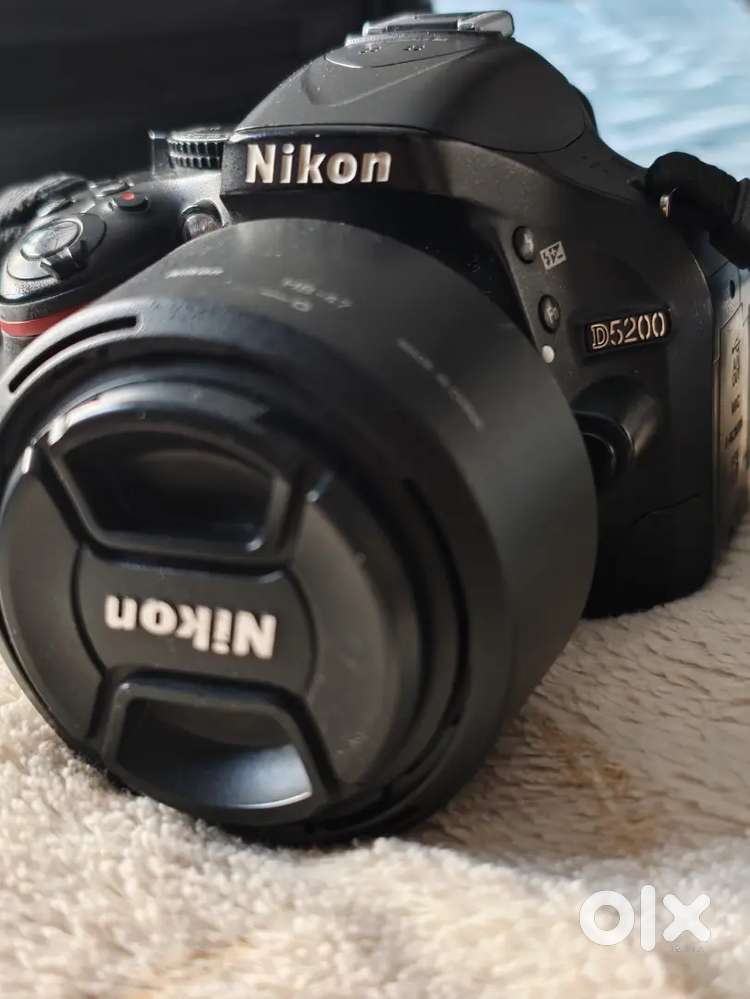 Nikon D5200 DSLR with 3 Lenses