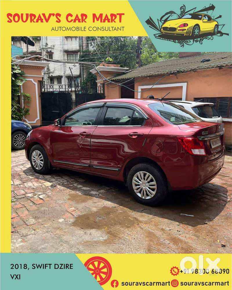 Maruti Suzuki Swift Dzire 1.2 Vxi Bsiv, 2018, Petrol