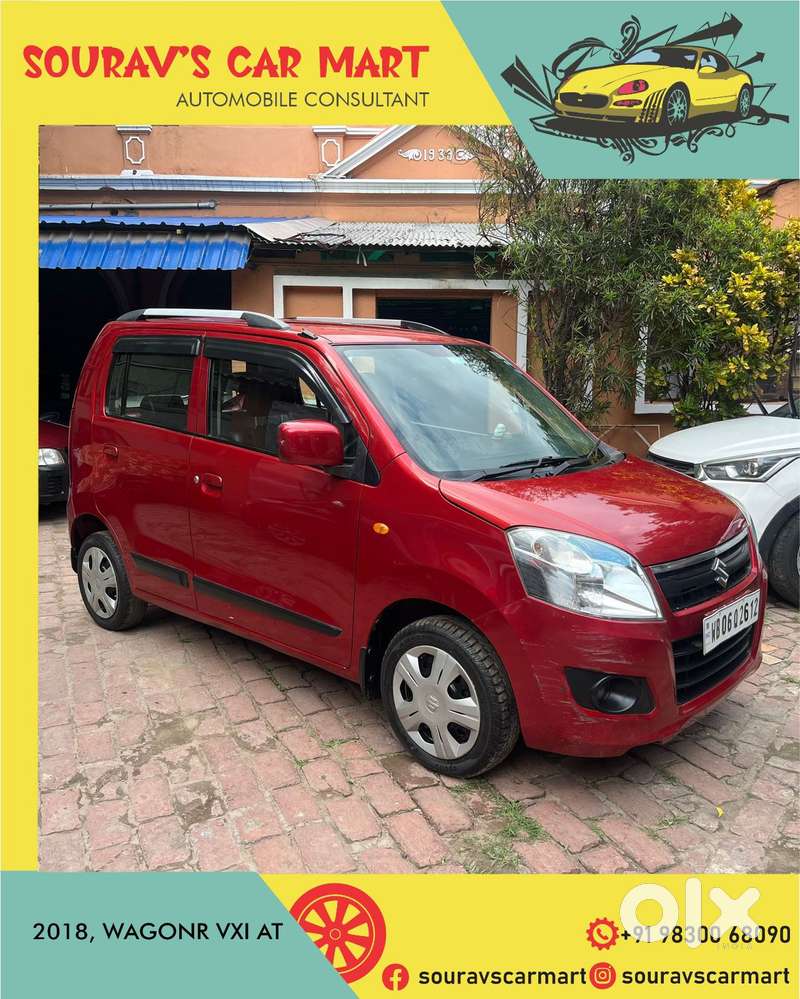 Maruti Suzuki Wagon R 1.0 Vxi Amt, 2018, Petrol