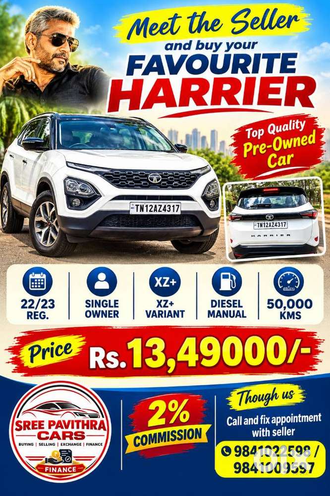 Tata Harrier Xz+, 2023, Diesel