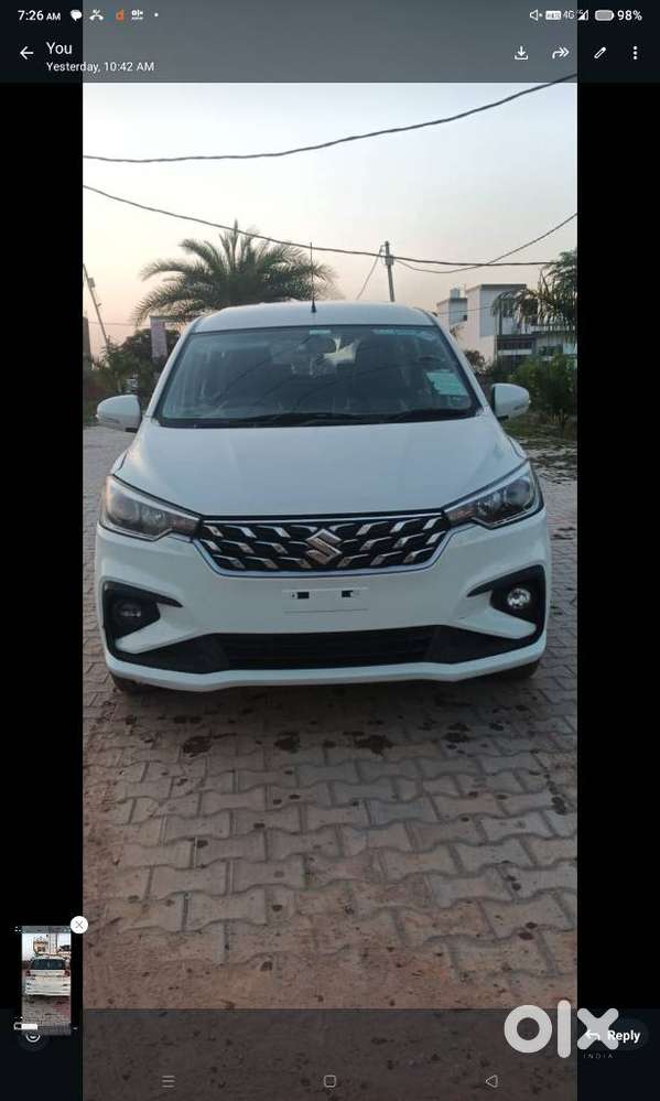 Maruti Suzuki Ertiga 1.5 Tour M Cng, 2022, Cng & Hybrids