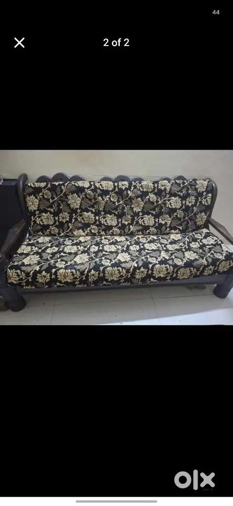 3 seater pure strong wooden sofa