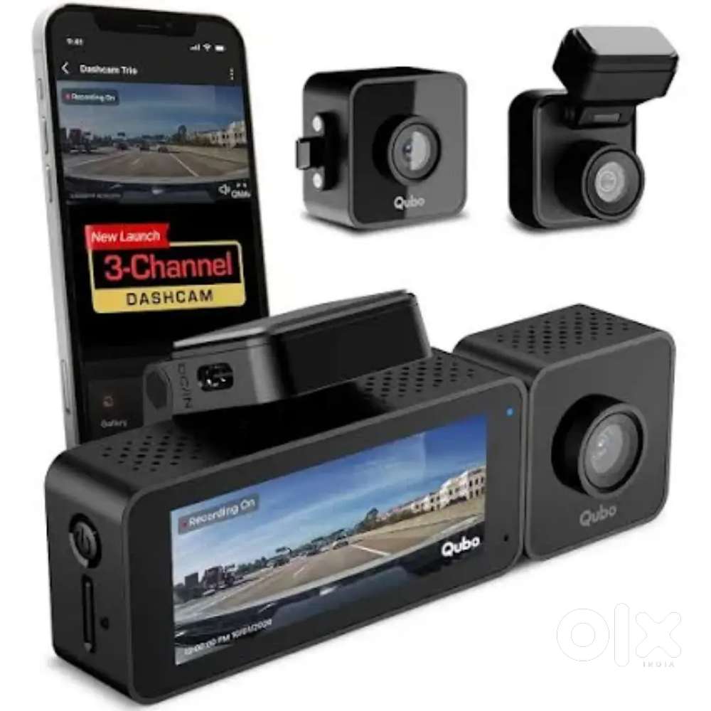 Qubo 3 Channel Dashcame