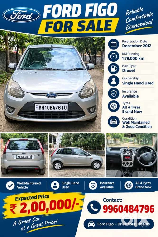 Ford Figo Diesel 2012 Second Owner