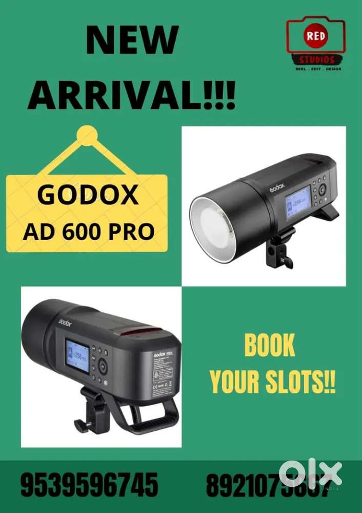 Godox AD 600 pro, Godox AD 300 pro, Godox AD 200 Flashes For Rent ...