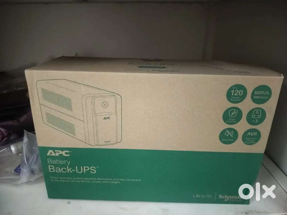 APC battery back-UPS fully packed and new