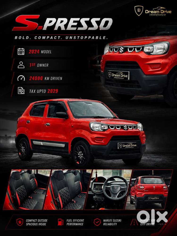 Maruti Suzuki S-presso Vxi, 2024, Petrol