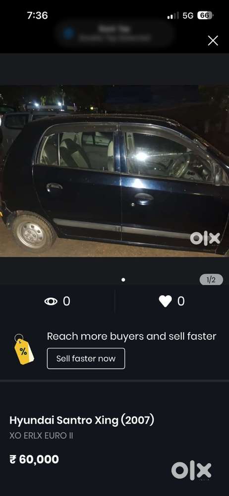 Hyundai Santro Xing 2007 Petrol 100000 Km Driven