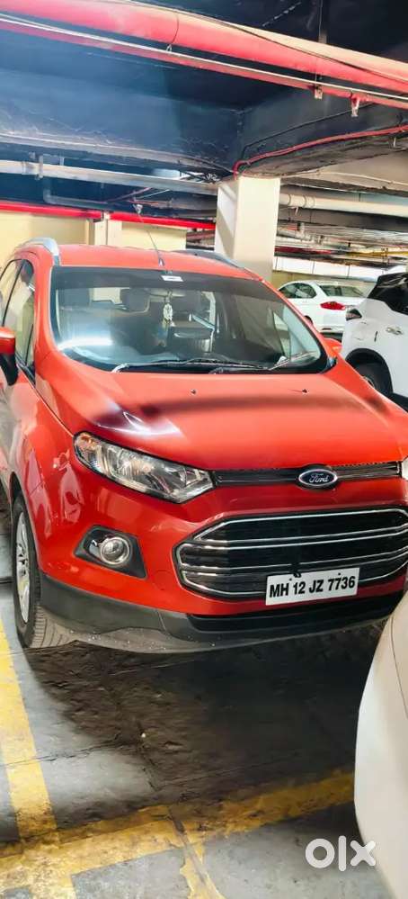 Ford Ecosport Orange Colour Well Mantain Good Condition