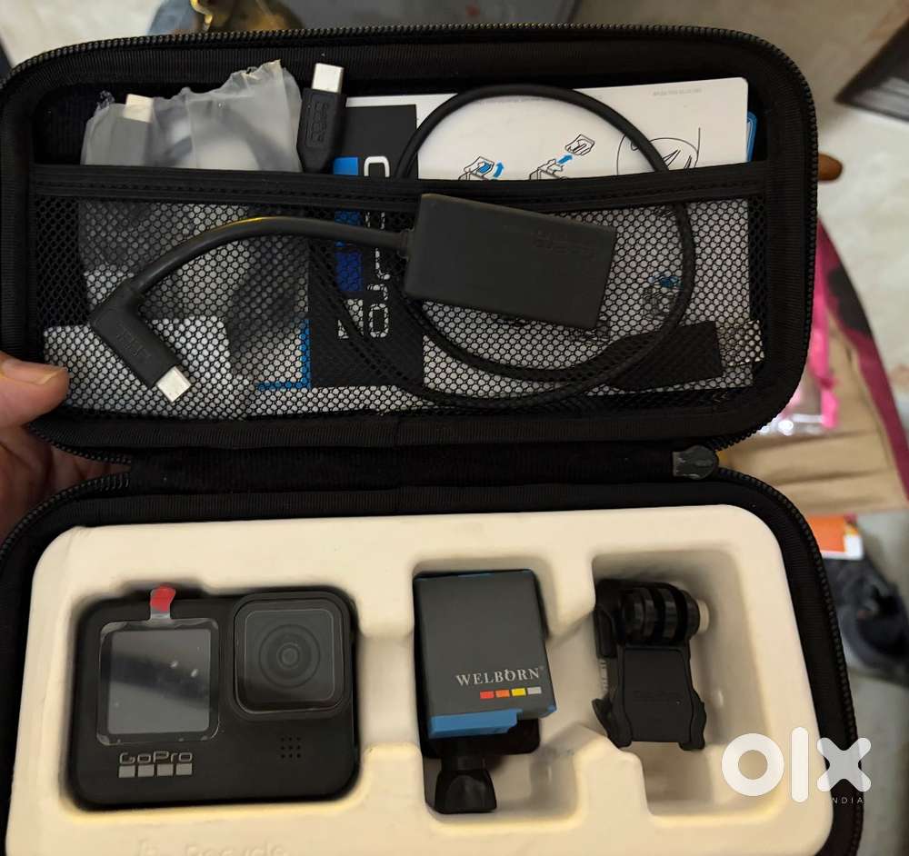 Go Pro Hero 9 With Mic Adaptor and Two Battries