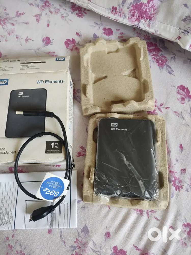 WD brand new external 1TB hard disk