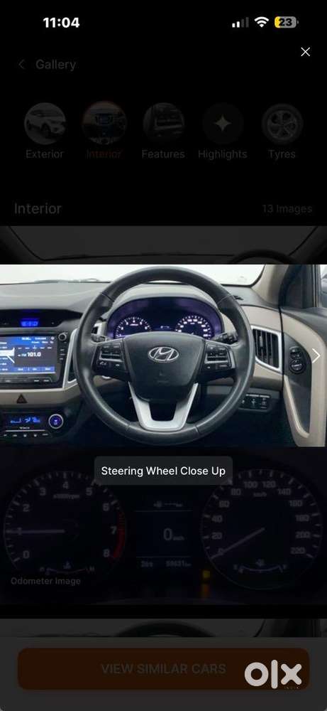 Hyundai Creta 2018  Top Model Sunroof 1.6 Vtvt Sx(o) Good Condition