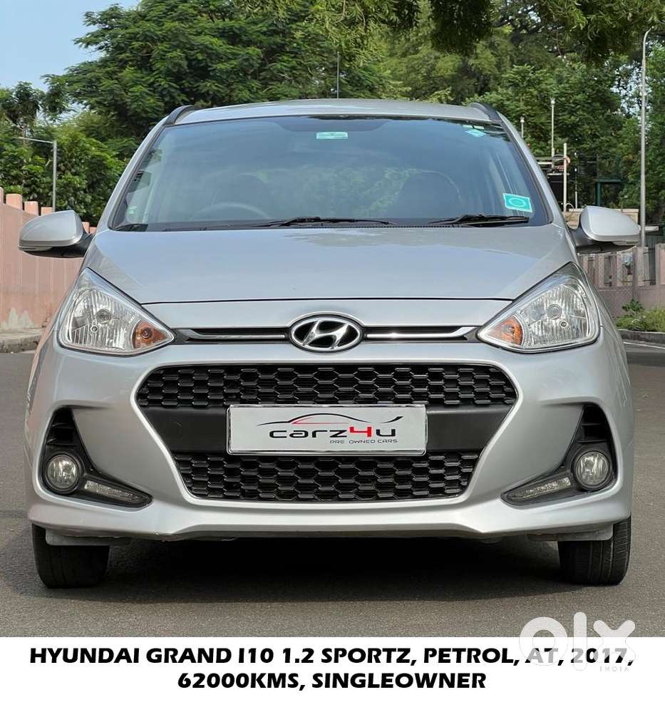 Hyundai Grand I10 Sportz (o) 1.2 At Vtvt, 2017, Petrol