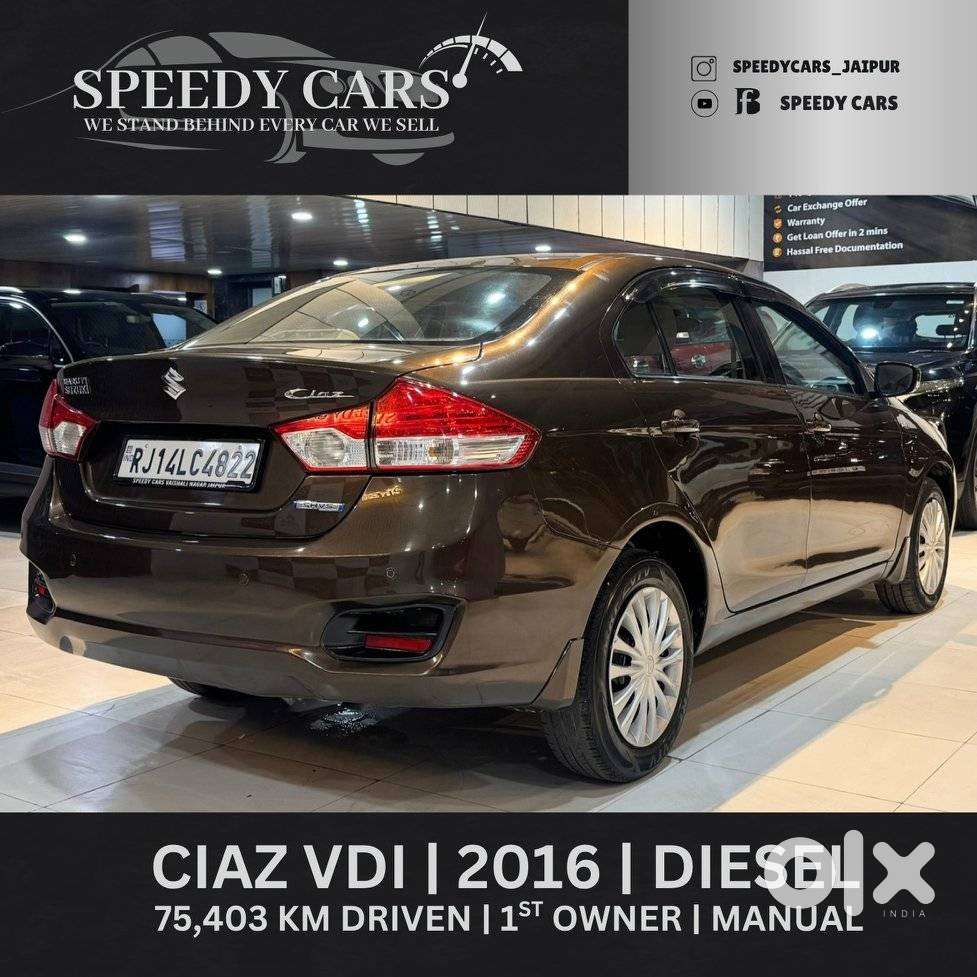 Maruti Suzuki Ciaz Vdi Plus, 2016, Diesel