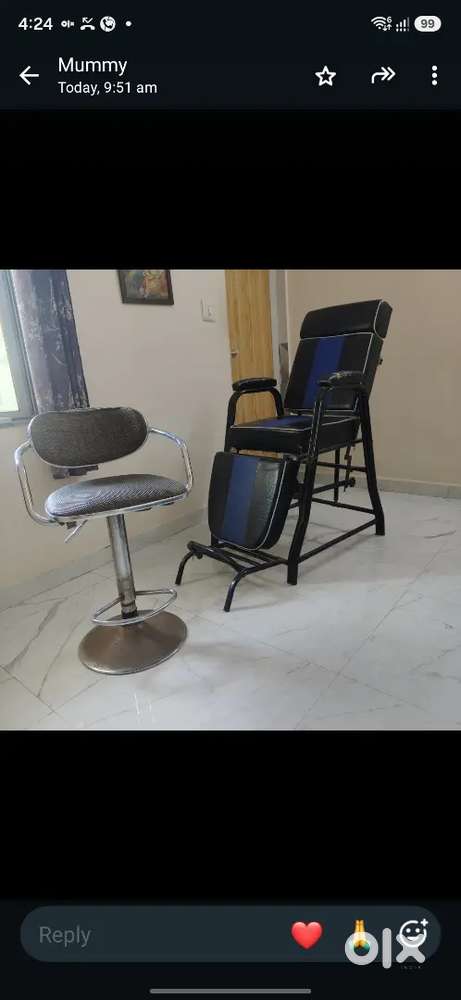 Beauty Parlour chair 2 no with very very reasonable price