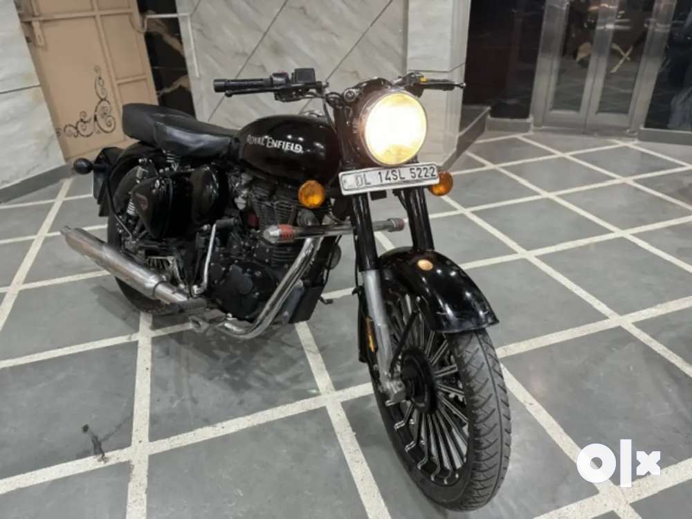 bullet 350 pure black