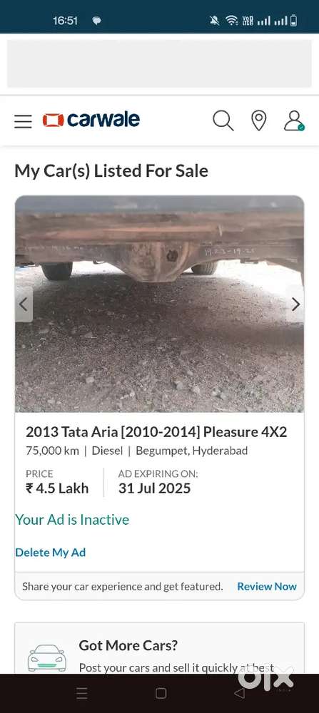 Tata Aria 2013 Diesel 79000 Km Driven