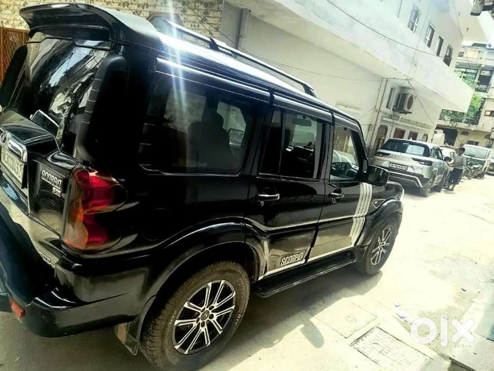 Scorpio Black Colour With Legal Modification