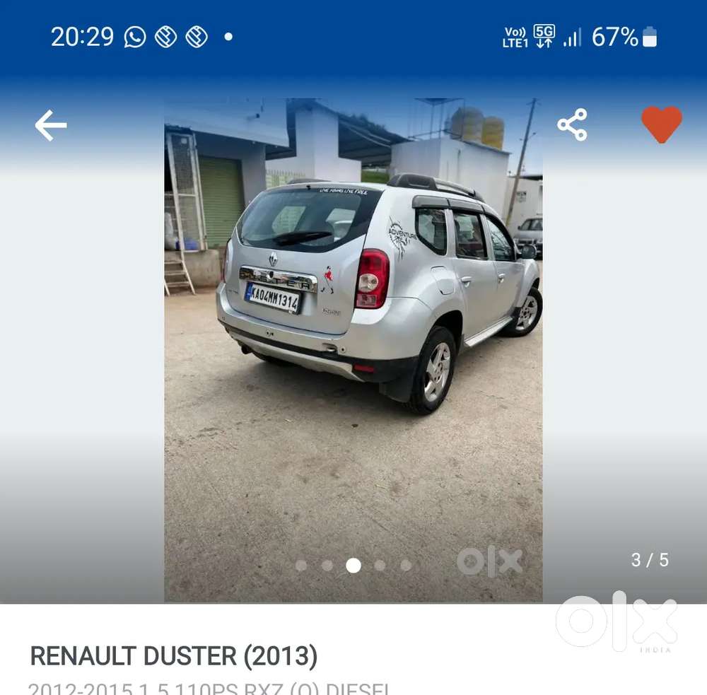 Renault Duster 2013 Diesel Good Condition