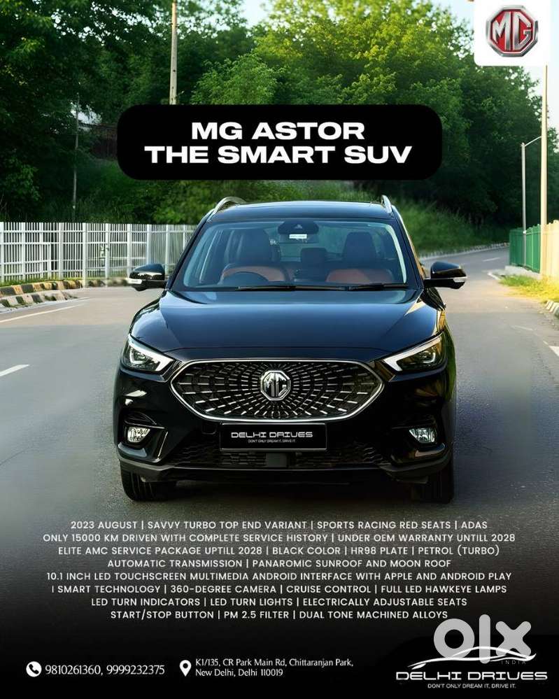 Mg Astor 1.3 Savvy Turbo At S Red, 2023, Petrol
