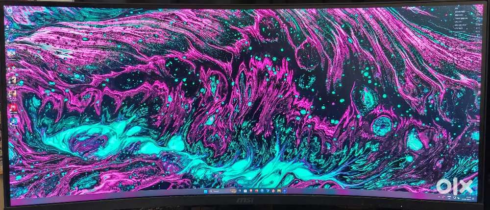 34 inch Msi Mag 342 CQR ultrawide 144hz gaming monitor, 2022 purchase