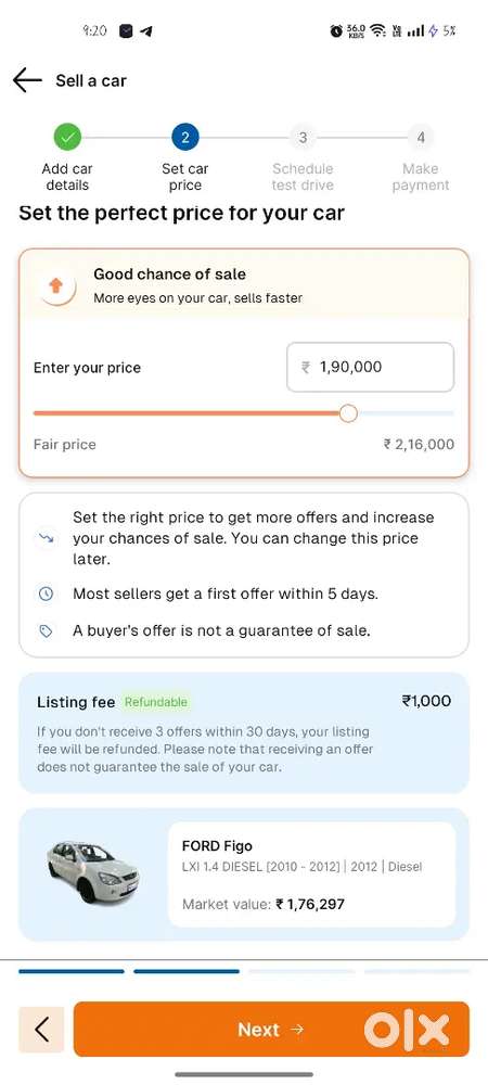 Ford Fiesta 2012 1st Owner Diesel