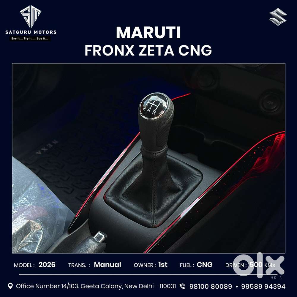 Maruti Suzuki Fronx Delta 1.2 Cng, 2026, Cng & Hybrids