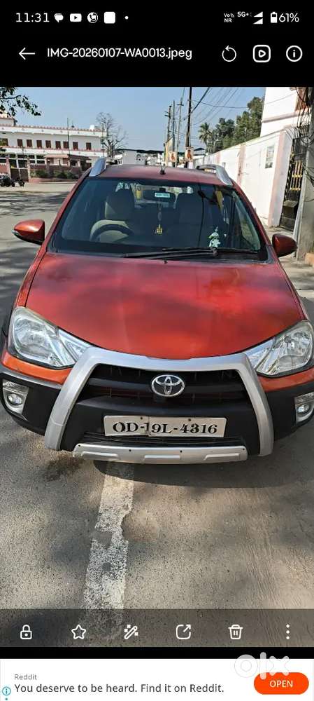 Toyota Etios Cross 2018 Petrol 59000 Km Driven