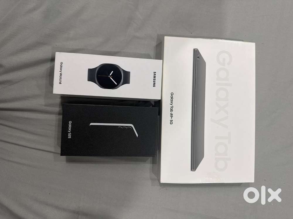 BRAND NEW SAMSUNG S25, SAMSUNG GALAXY WATCH 8 AND SAMSUNG GALAXY TAB