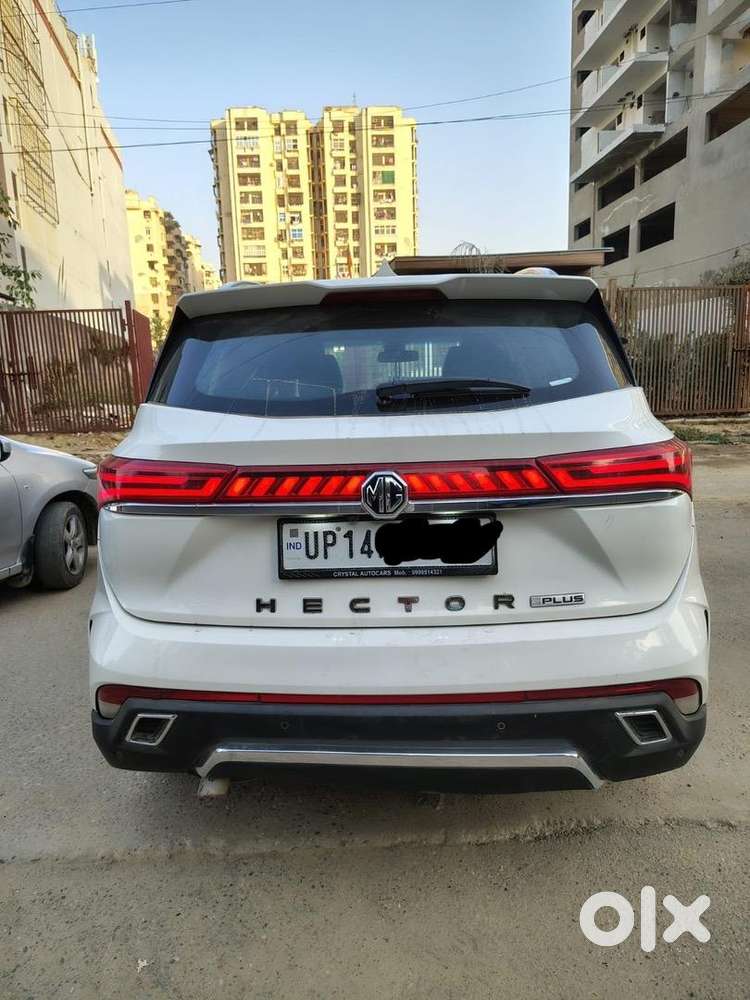 Mg Hector Plus, White Colour, 6 Seat, Full Insurance, 2023 For 14.25l