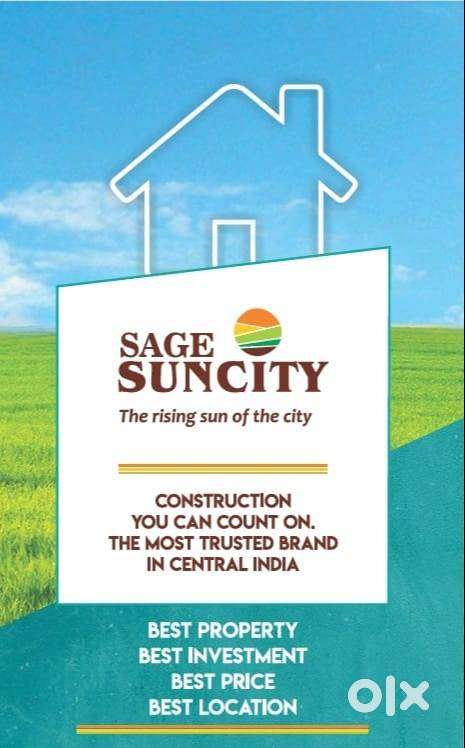 East garden Facing Plot at Sage Sun City Phase-2,Katara