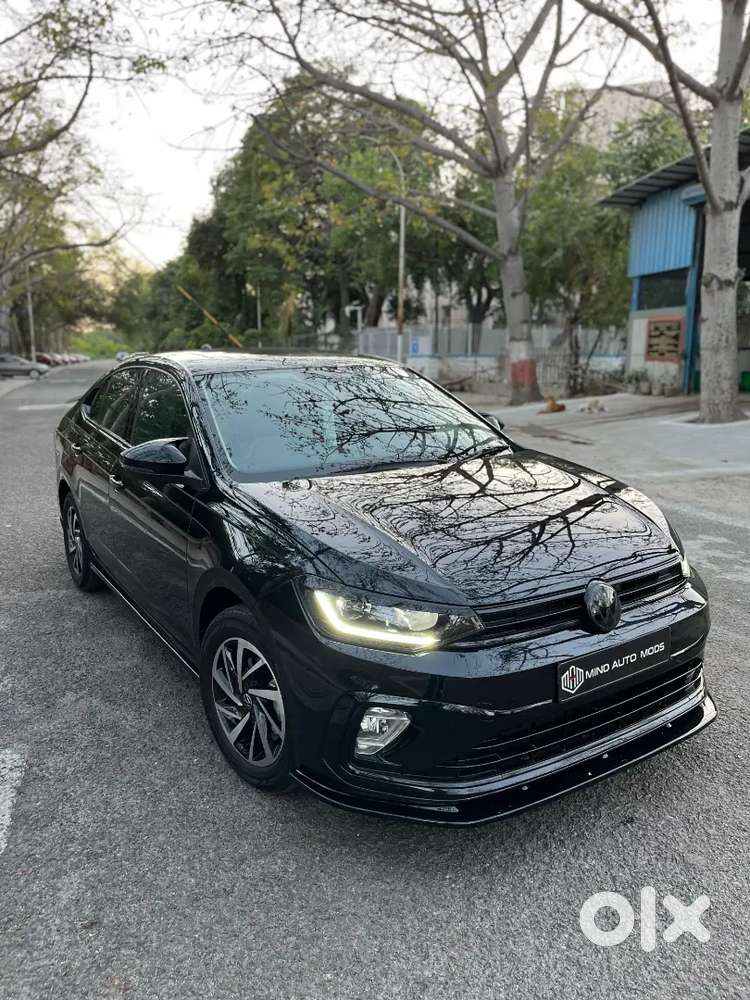 2025 Vw Virtus Topline 1.0 Tsi At  Deep Black Pearl