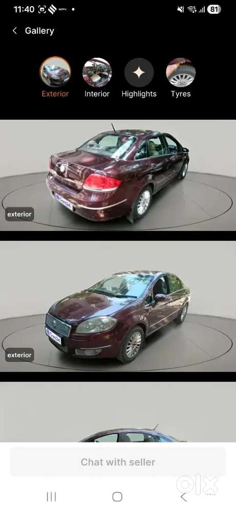 Fiat Linea Tjet Plus For Sale