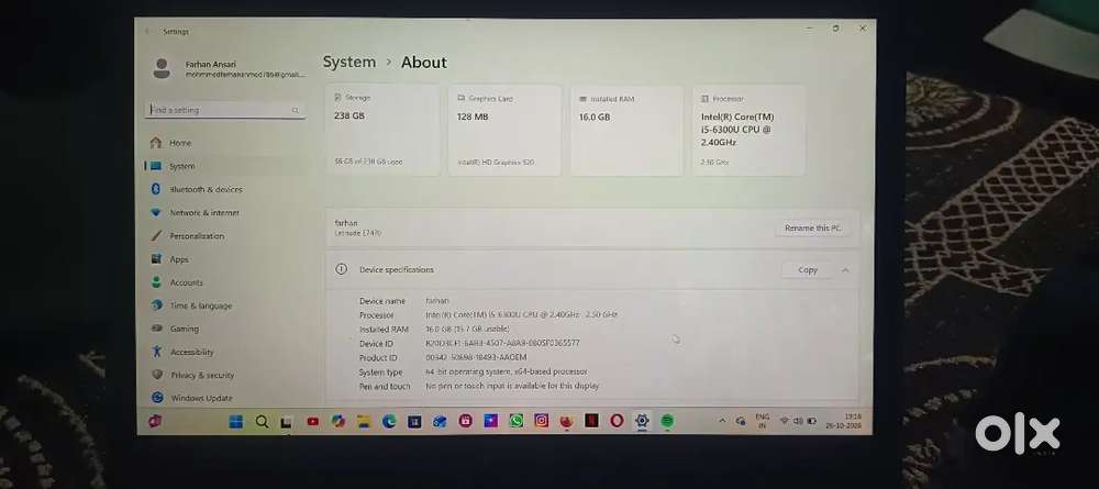 Dell latitude E7470 only keyboard not working
